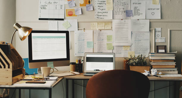 Organised workspace supporting clear task boundaries