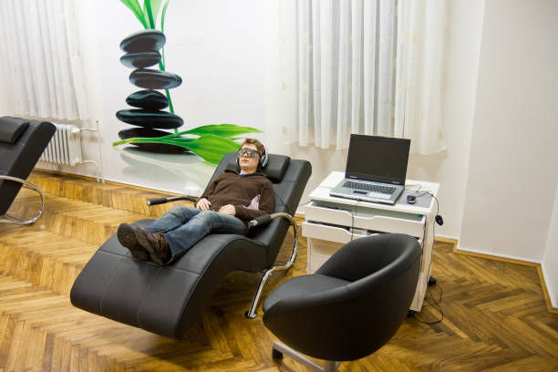 Calm low-stimulation break environment
