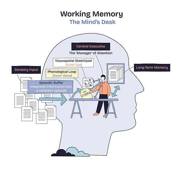 Mind still engaged with previous work task
